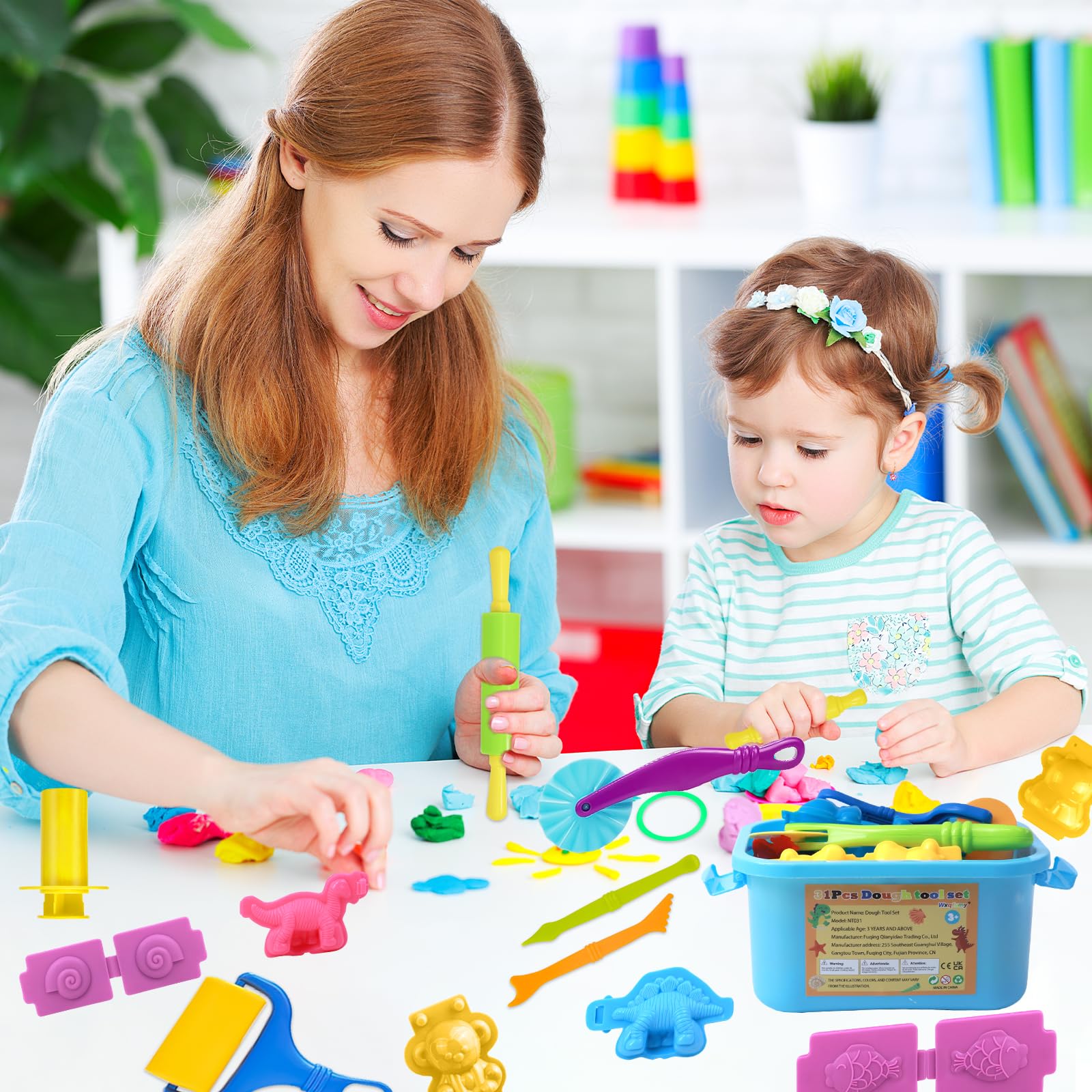 Wxqfumy dough tool kit ideal for classrooms and home projects.