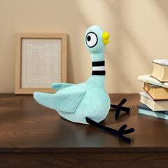 WXXCDB pigeon plush ships vacuum-packed, ready to fluff up after unpacking.