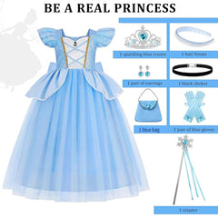 WYB princess dress accessories set including scepter and crown for a complete look.