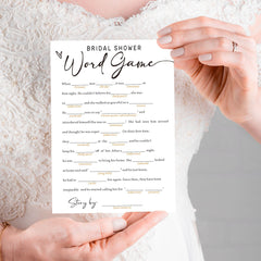 Wybgno bridal shower guest book alternative for heartfelt messages.