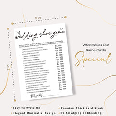 Wybgno engagement party wedding games 25 cards for guest interaction