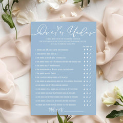 Wybgno guest-book replacement cards ready for notes.