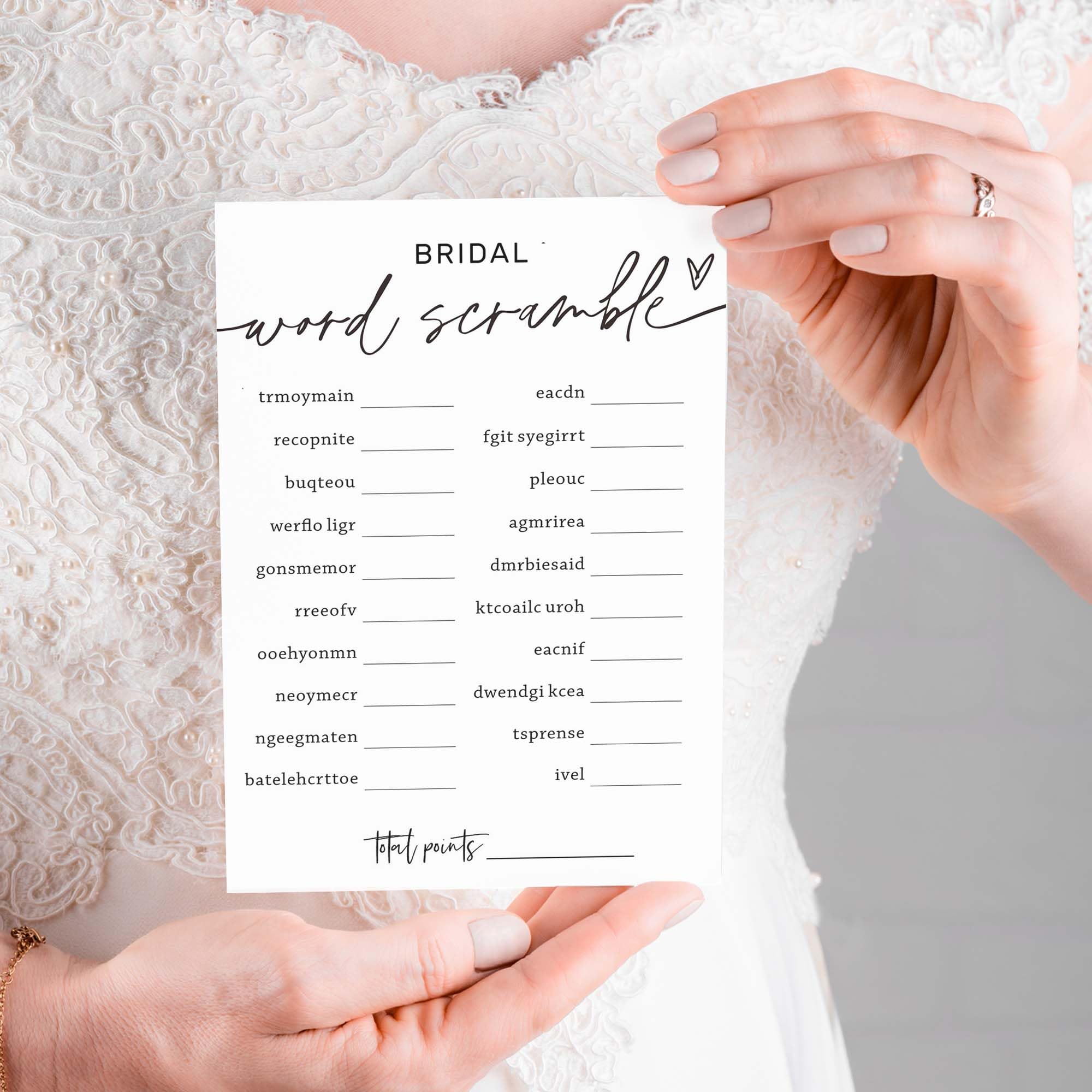 Wybgno minimalist white wedding supplies set for cohesive decor