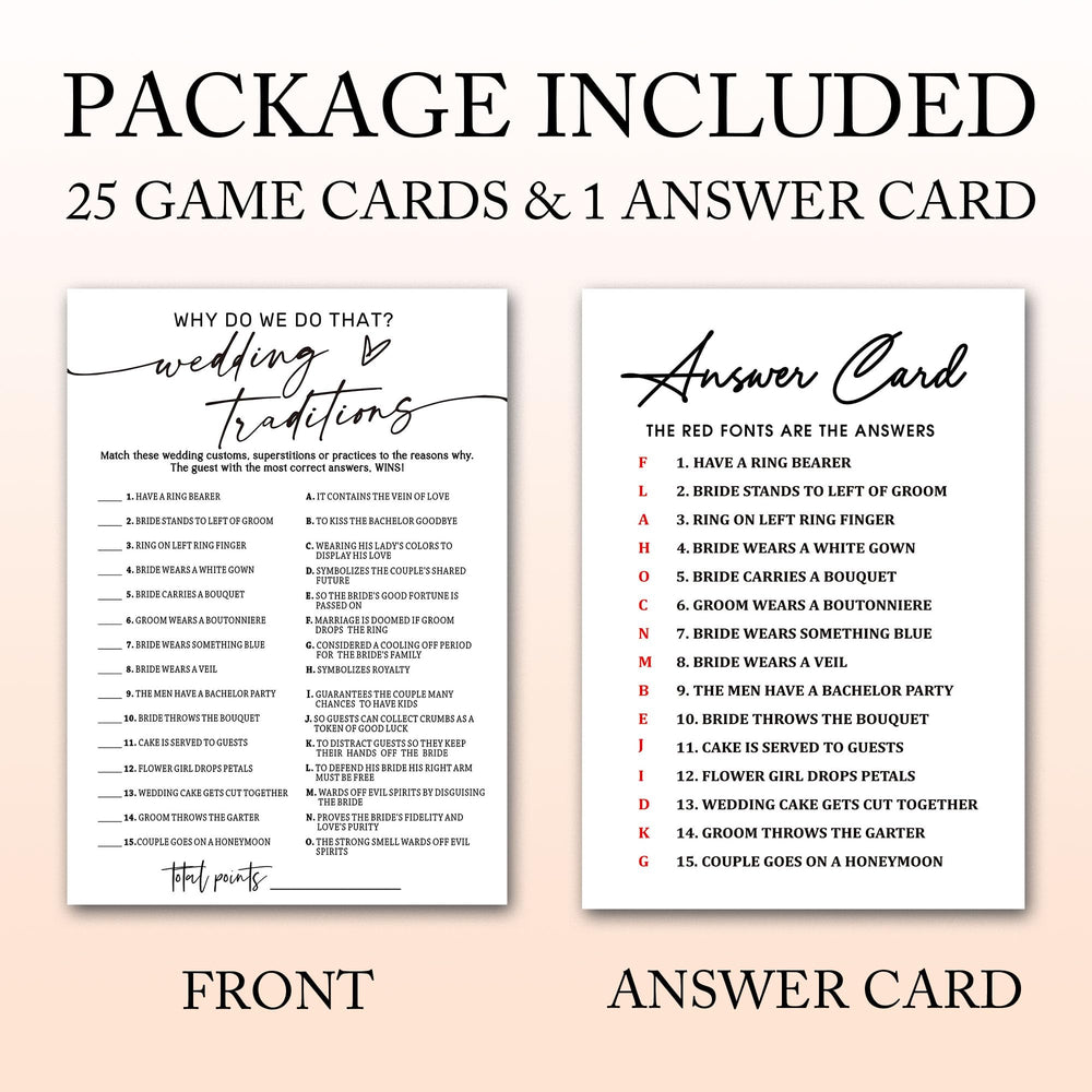 Wybgno wedding guest book replacement card captures guests’ joy on your big day