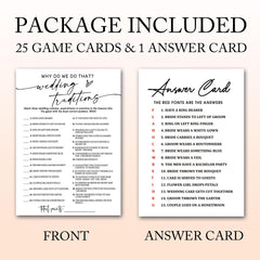 Wybgno wedding guest book replacement card captures guests’ joy on your big day