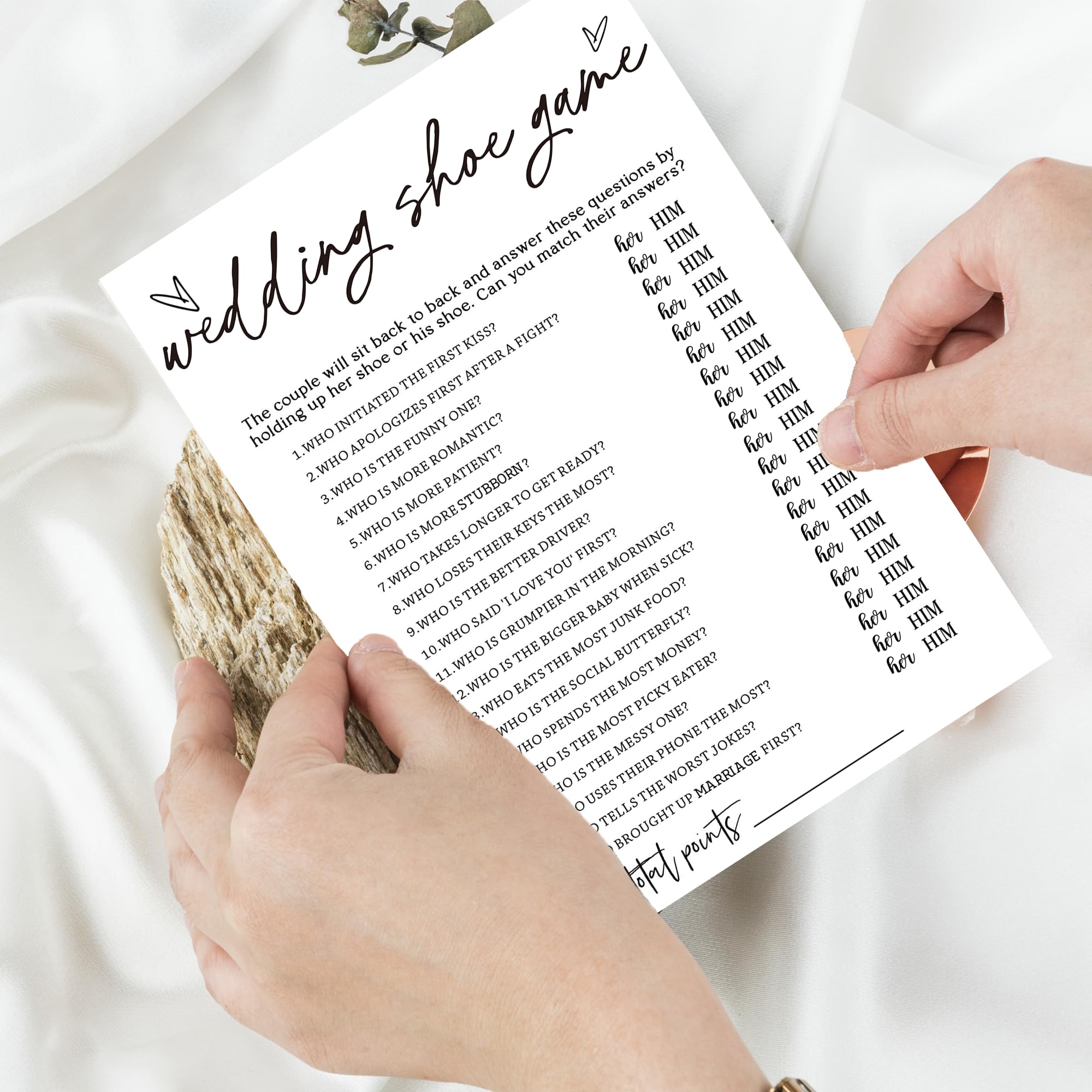 Wybgno wedding guest book replacement cards encouraging guests to share joy