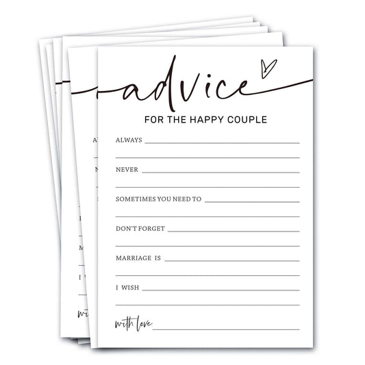 Wybgno wedding shower games cards 5x7 pack for elegant guest entertainment