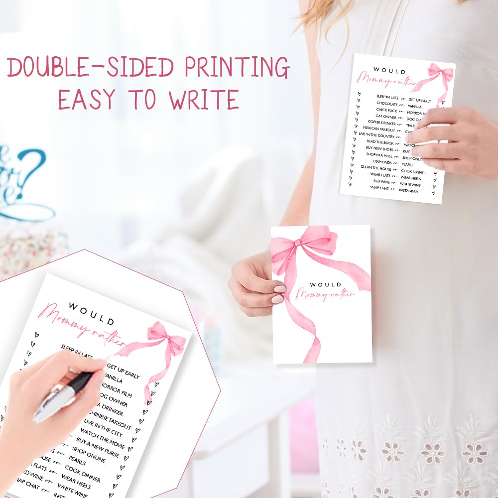 5x7 inch cards provide ample space for guest responses.