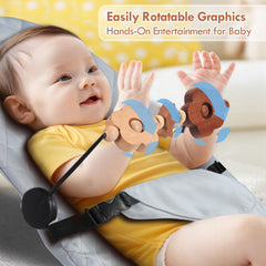 WYFWFDF toy bar hand-sanded smooth surface for baby safety