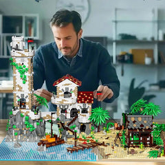 Wyiauy three-dimensional castle display piece, enhances collector-worthy decor.