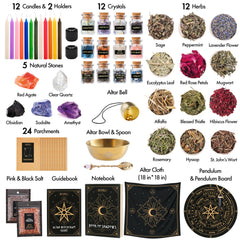 Wyspell 12 crystals for beginners to support focused spell work