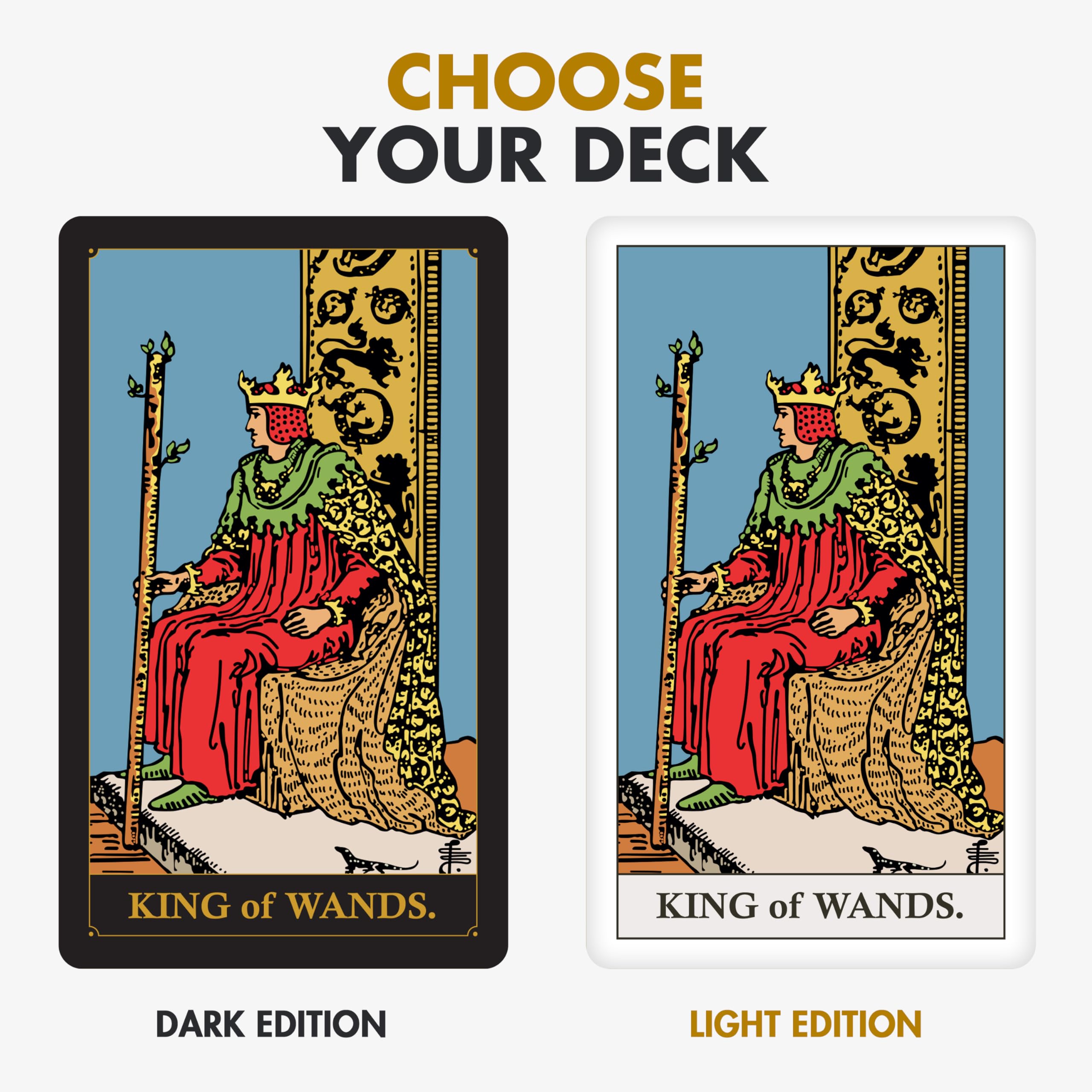 Wyspell Dark deck supports confident beginner practice with reliable guide support.