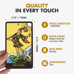 Wyspell Classic Tarot Cards 100-page guide supports structured study and practice.