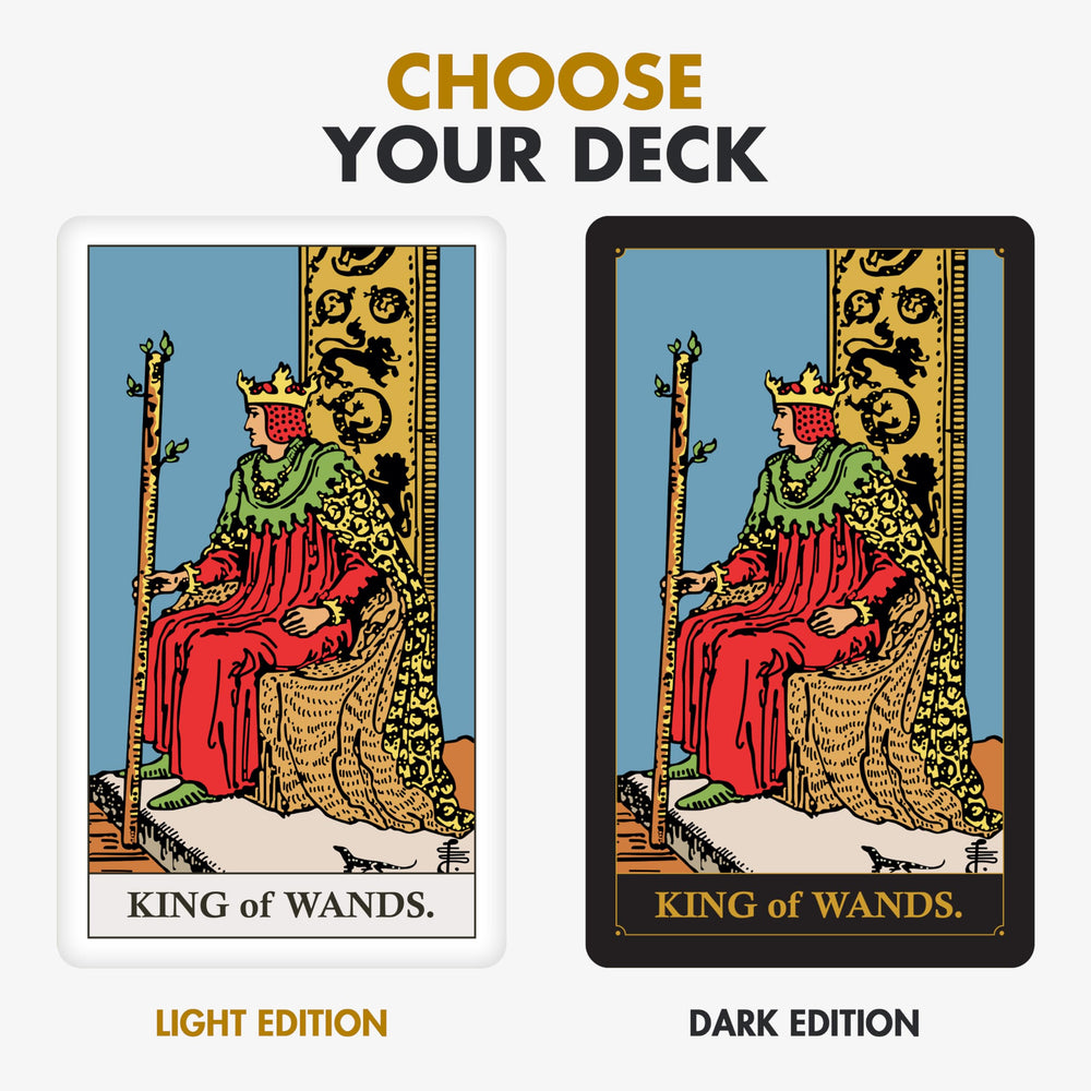Wyspell Classic Tarot Cards 400gsm cardstock ensures long-lasting use