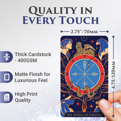 Wyspell Starlight Tarot guide book included for beginner-friendly practice.