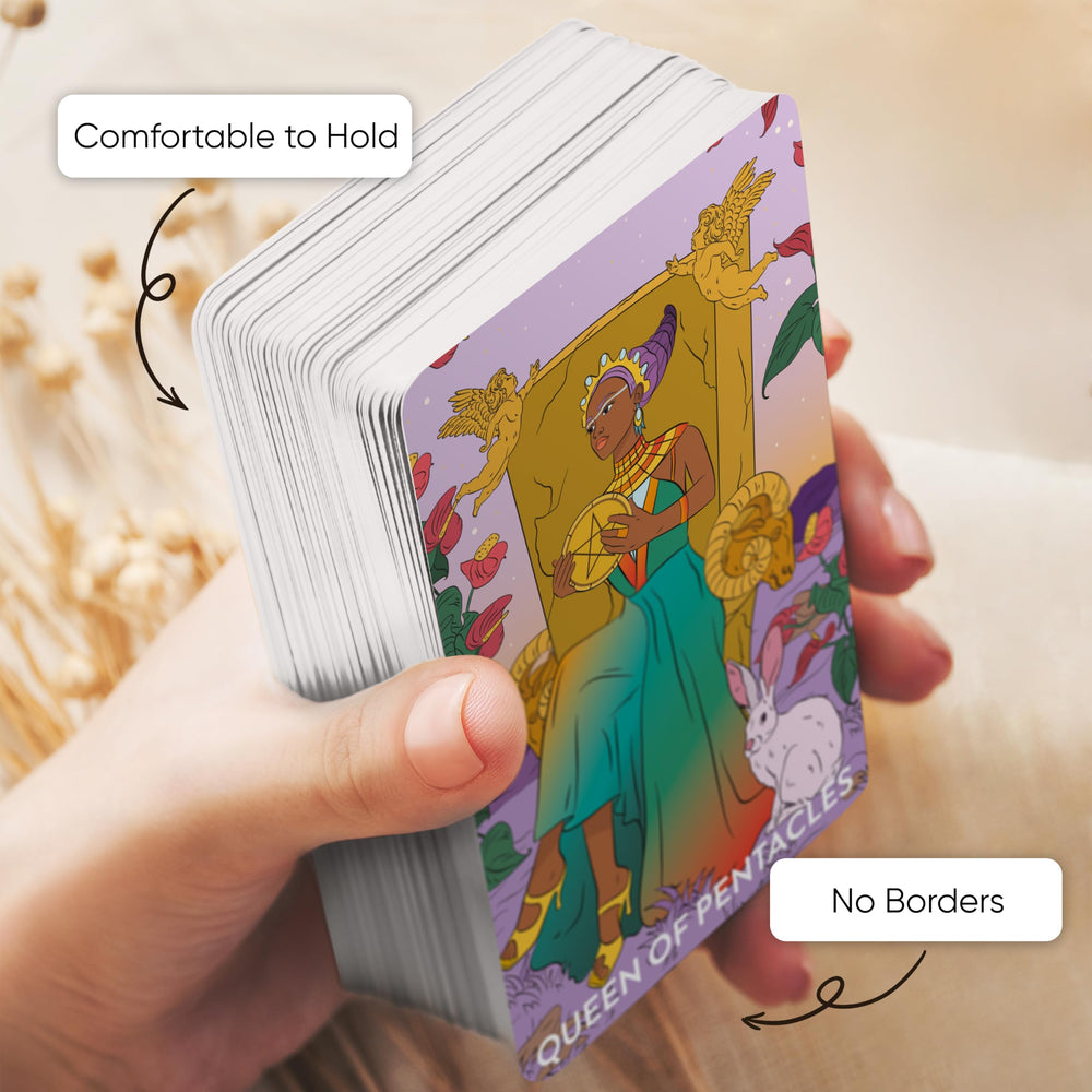 Wyspell Deck offers two versions: on-card meanings and a full-resolution classic.
