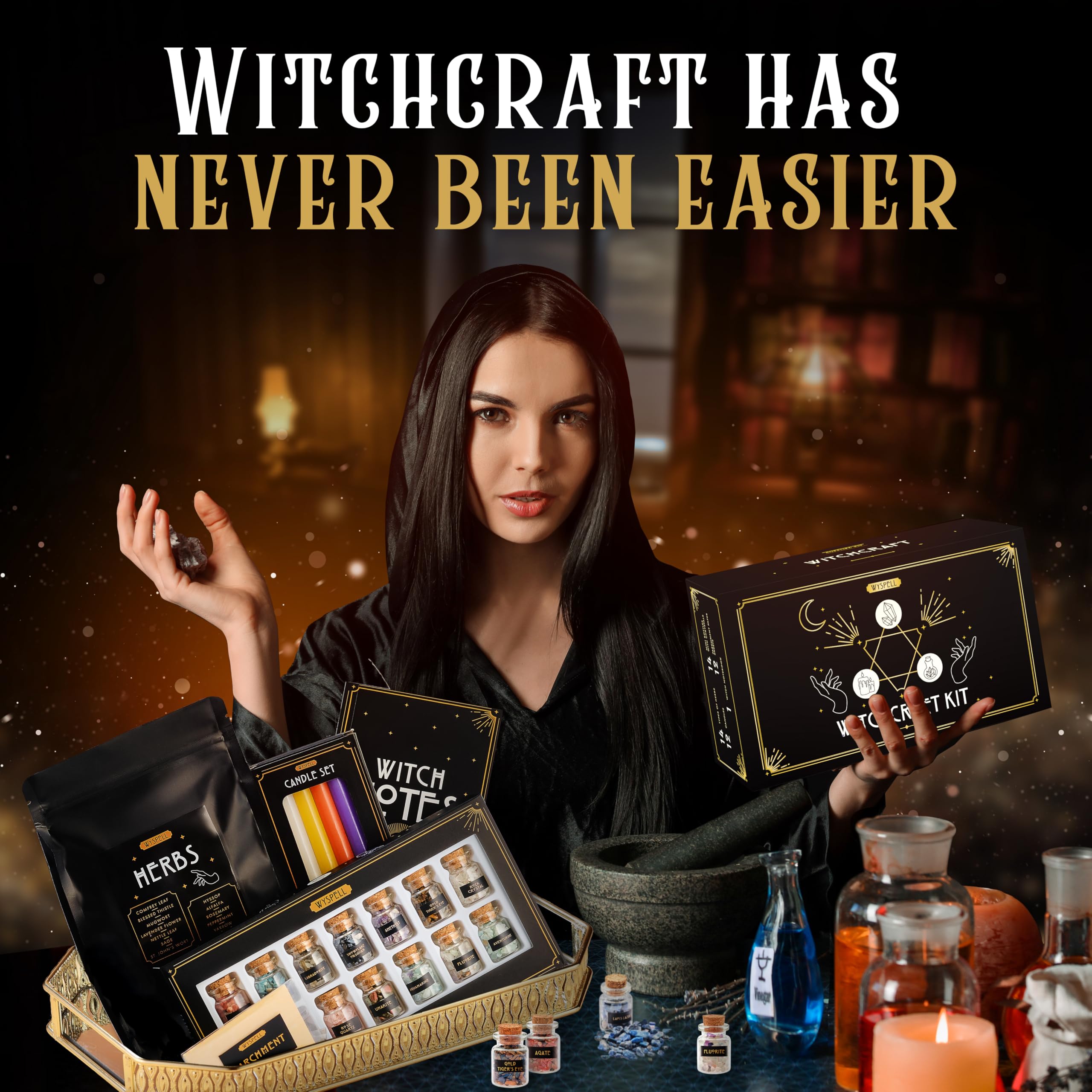 Wyspell Witch Box Altar—compact storage for a tidy ritual space