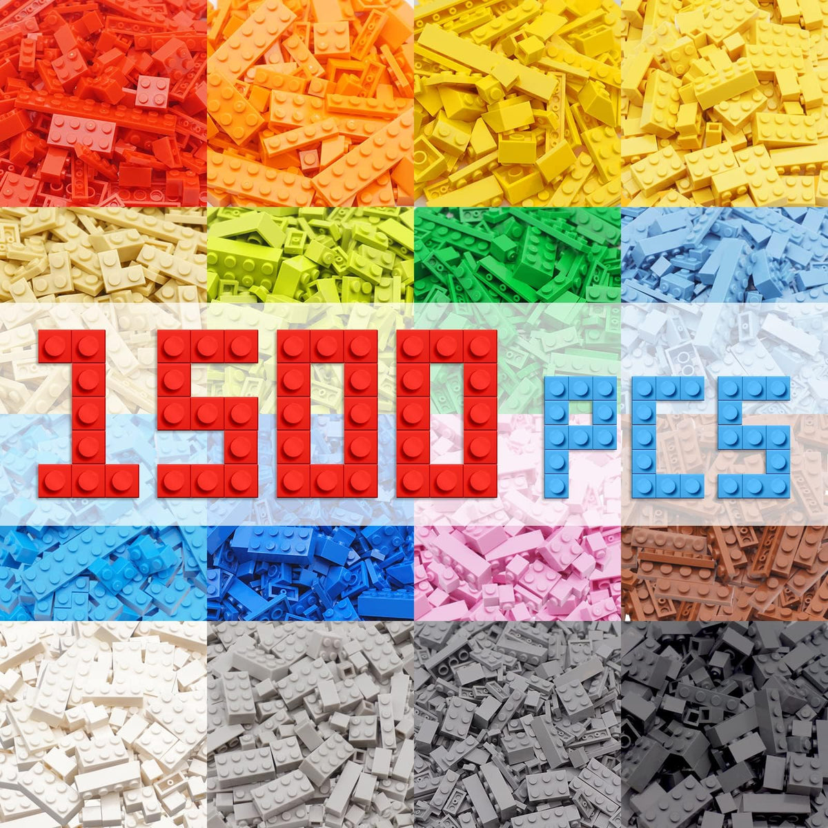 WYSWYG 1500-piece bricks front-view box for imaginative play