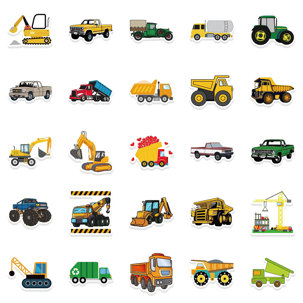 wyyeleswm cartoon transport stickers for party favors and decorations
