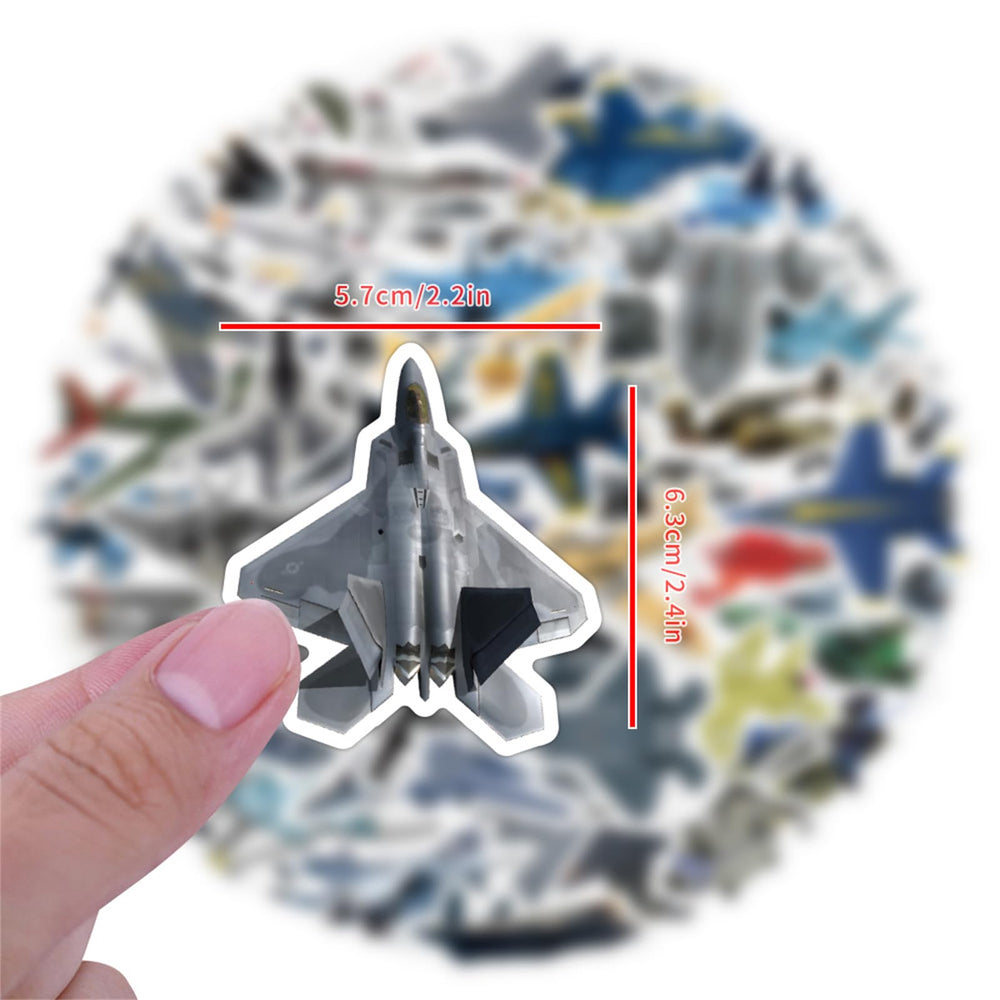 Wyyeleswm fighter plane stickers on phone add flair and easy recognition.