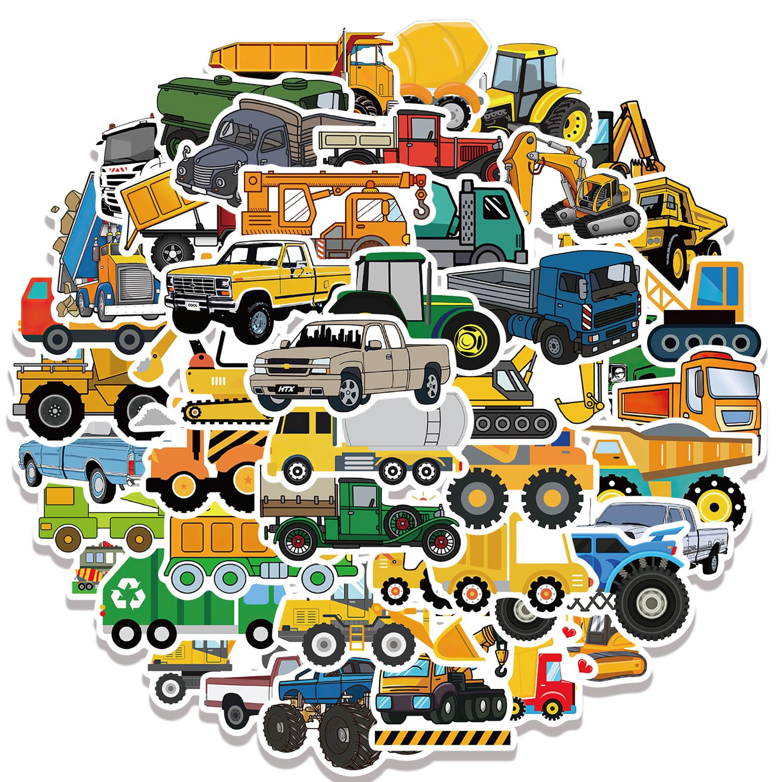 wyyeleswm tipper truck sticker suitable for fridge and bikes