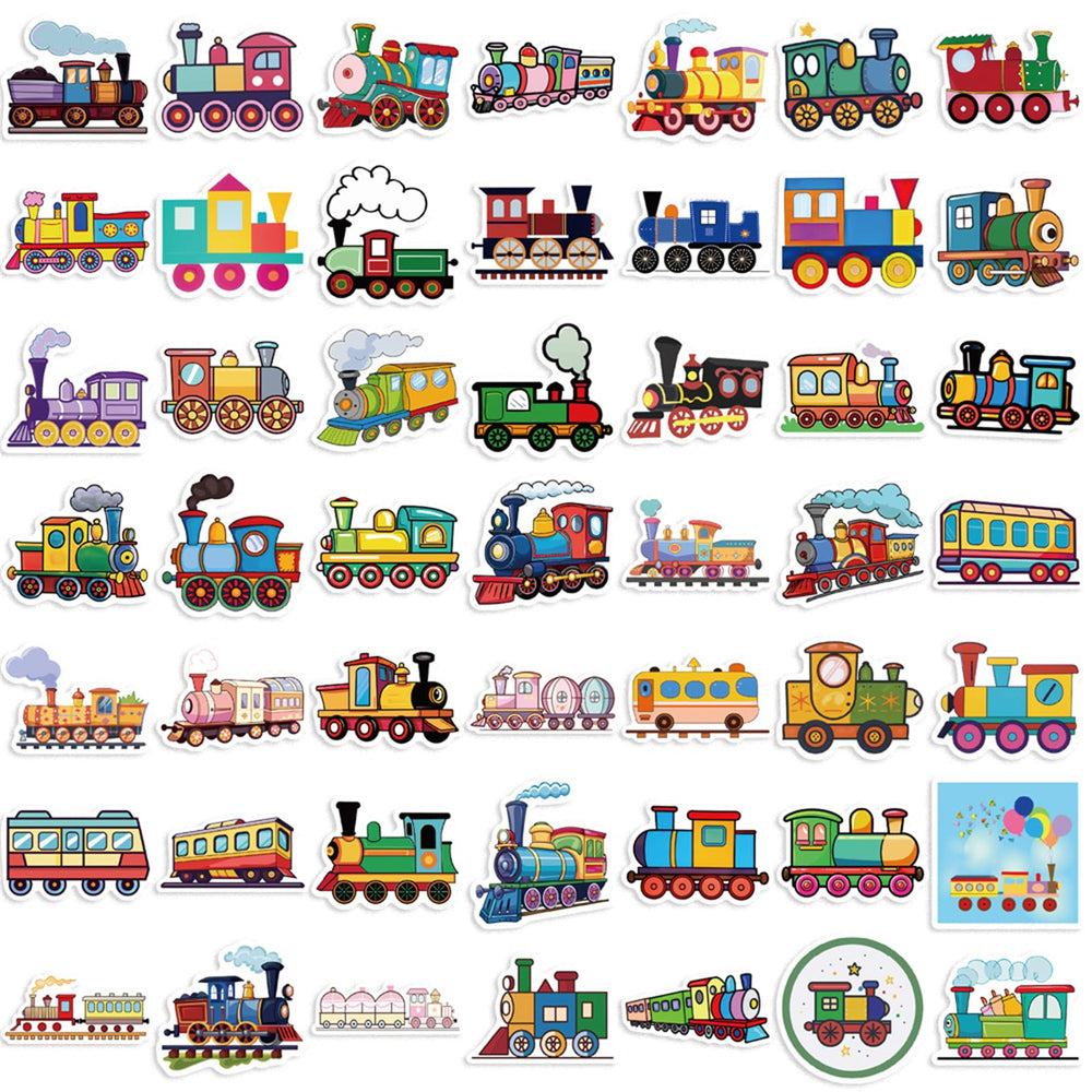 Wyyeleswm train stickers on a phone case provide decorative, fade-resistant style.