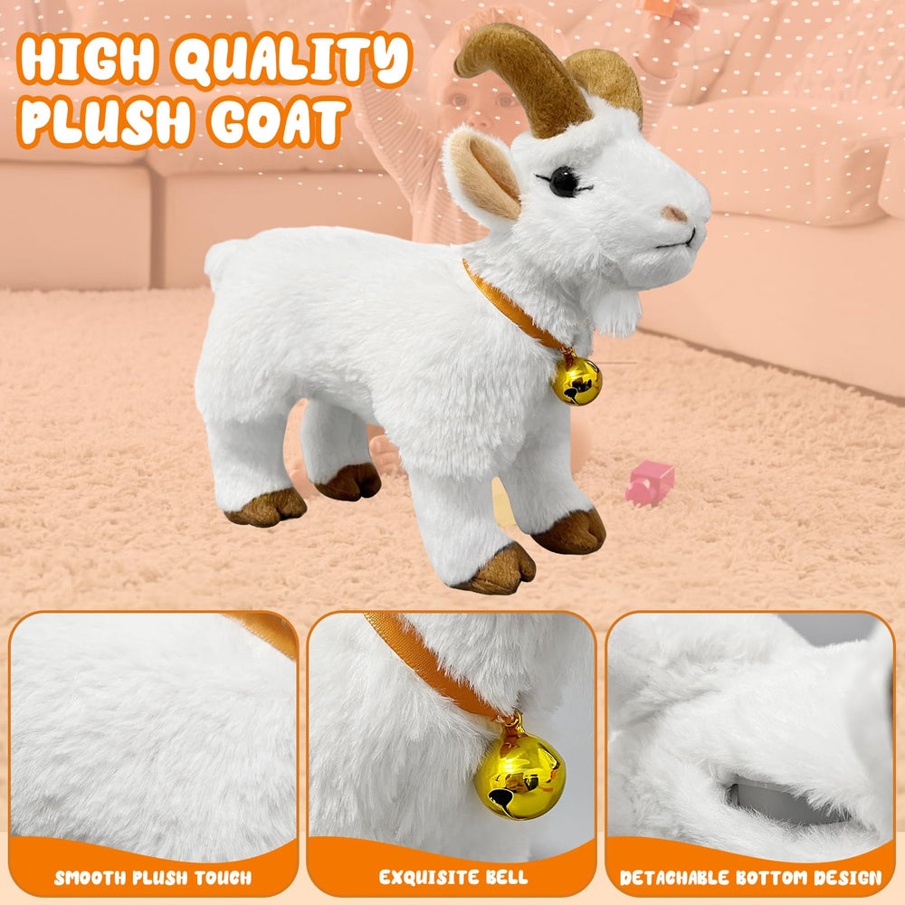 WYZOID Screaming Goat Toy soft plush texture for cozy hugs