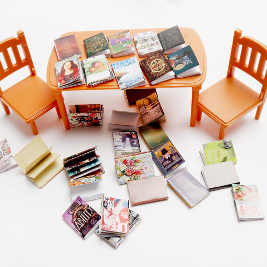 X Hot Popcorn mini books placed on a desk to enhance study scene