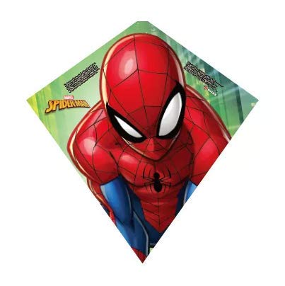 X Kites SkyDiamond Spider-Man kite, vivid Spider-Man graphics, ideal for kids in light to moderate wind.