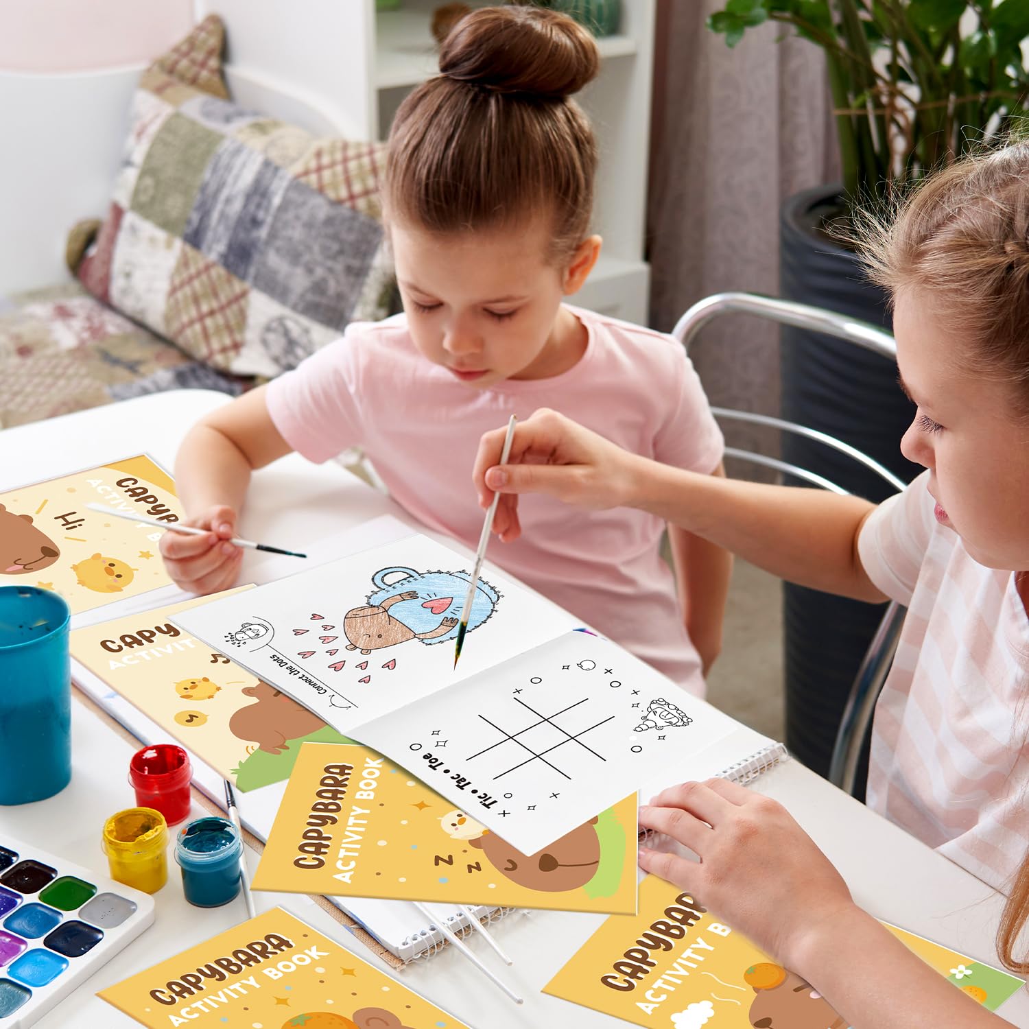 X1zuue Capybara activity book durable, lightweight, and kid-friendly.