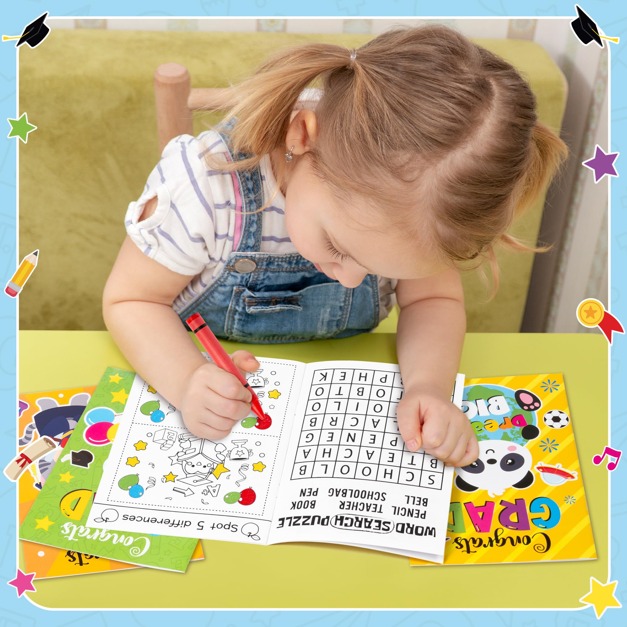 X1zuue activity mazes and word searches; sharpen focus while having fun.