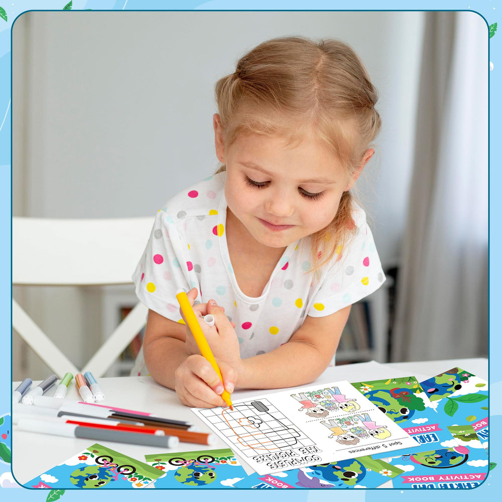 X1zuue Earth Day DIY coloring pages foster hands on creativity