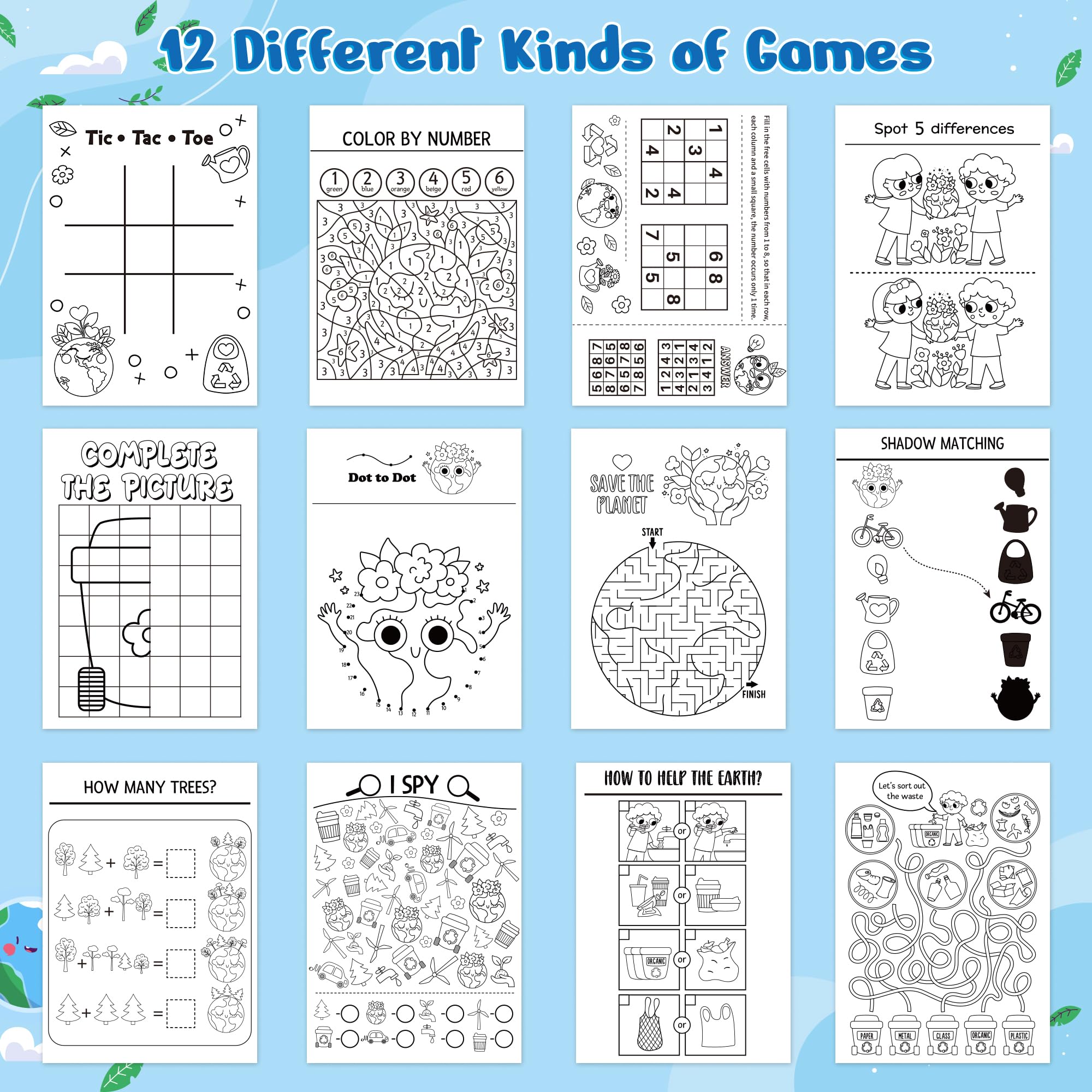 X1zuue Earth Day activity book word search introduces eco vocabulary