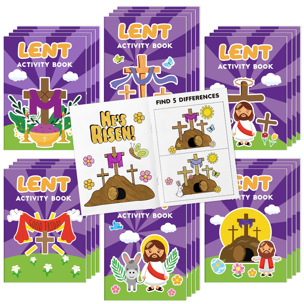 X1zuue Easter Lent activities cover with bright kid-friendly illustrations for learning.