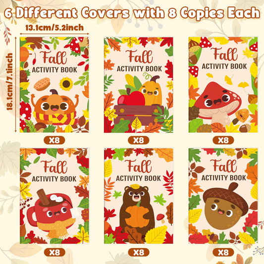 X1zuue fall activity book maple leaf art to boost fine motor skills.