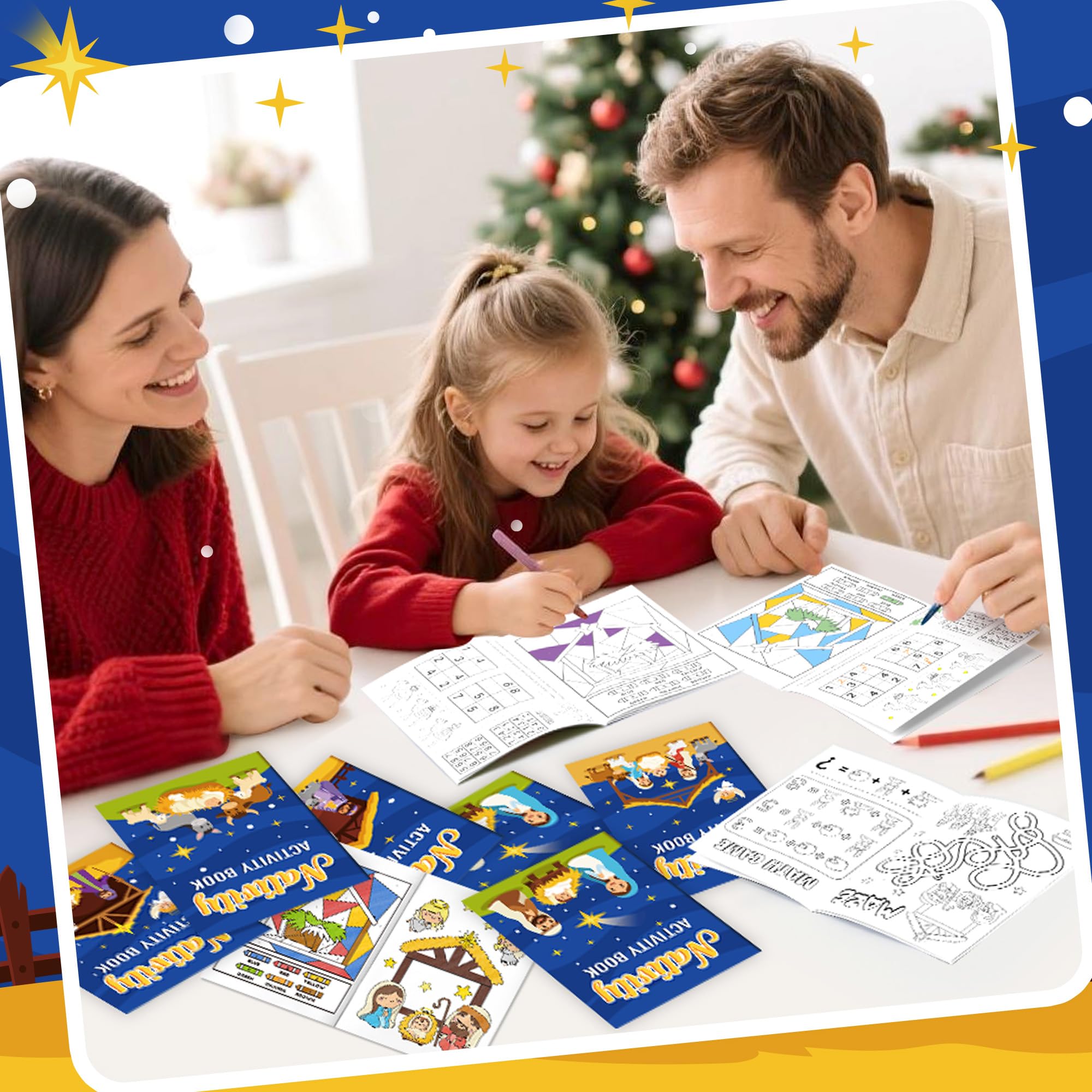 X1zuue Nativity set ideal for Sunday school, classrooms, and gifts