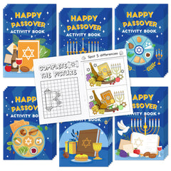 X1zuue Passover activity mini book coloring pages, ideal for classroom use.