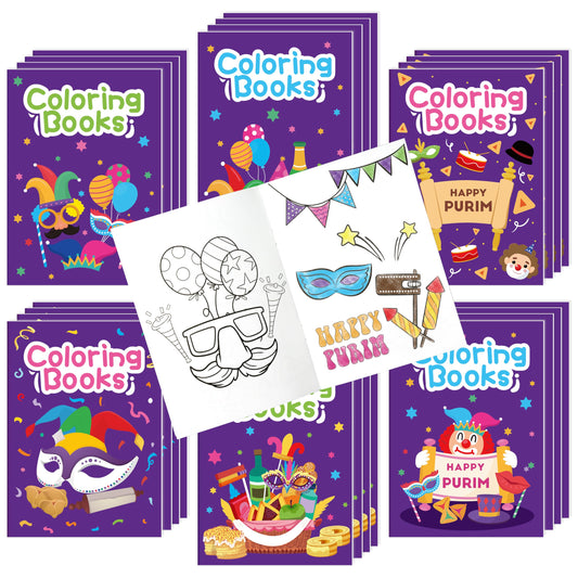X1zuue Purim coloring book cover inviting creative play for kids