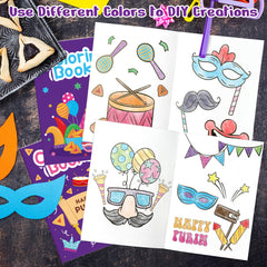 X1zuue Purim party favor booklet perfect for goodie bags