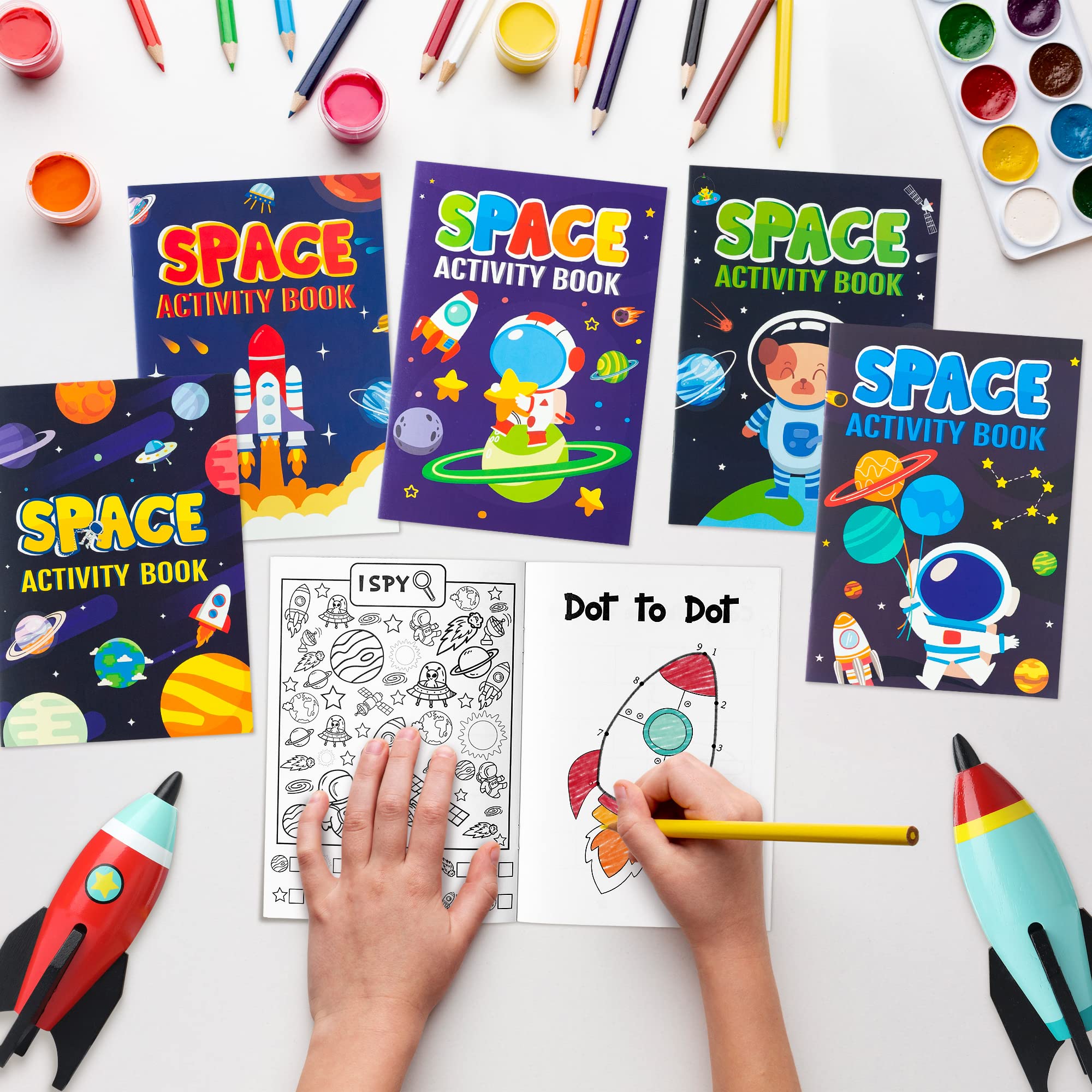 X1zuue space activity book word puzzles promote active learning