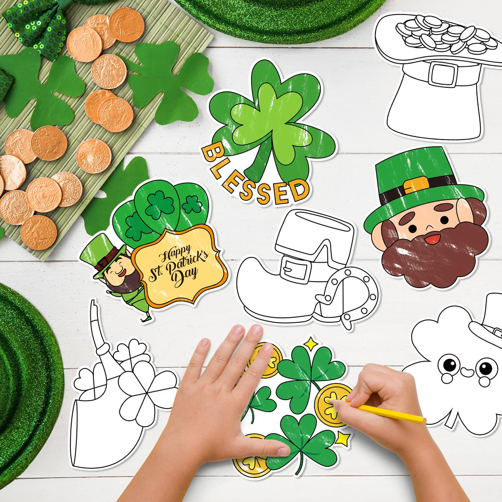 X1zuue magnetic shamrocks ideal for Irish party favors
