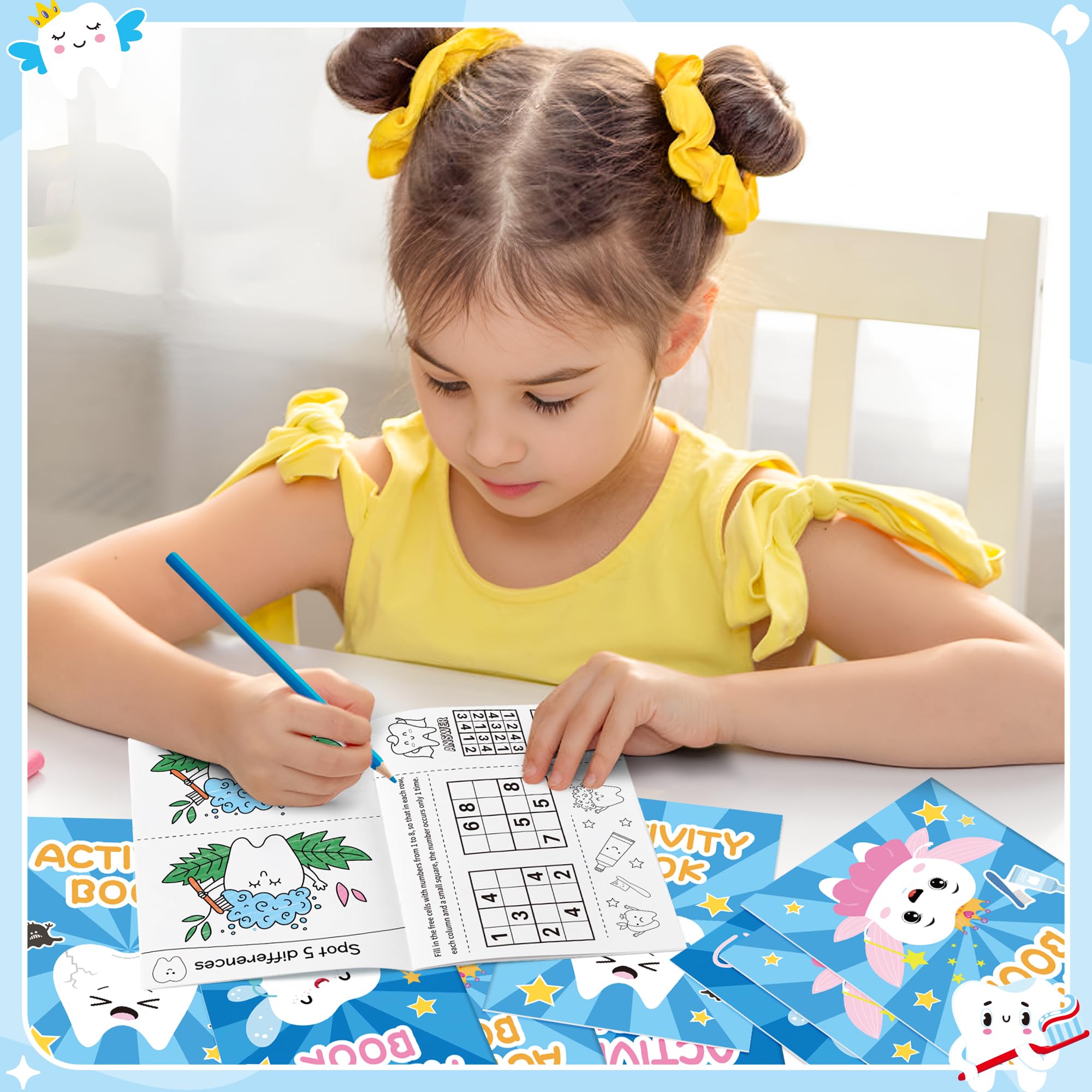 X1zuue tooth activity book word scramble page enhances problem solving