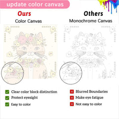 Xackcme easy paint-by-numbers for kids suitable for beginners