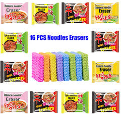 XANADU ramen erasers with realistic yet playful design enhances desk decor