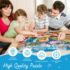 XAPAEG puzzle with colorful balloons offers vivid visuals for engaging play.