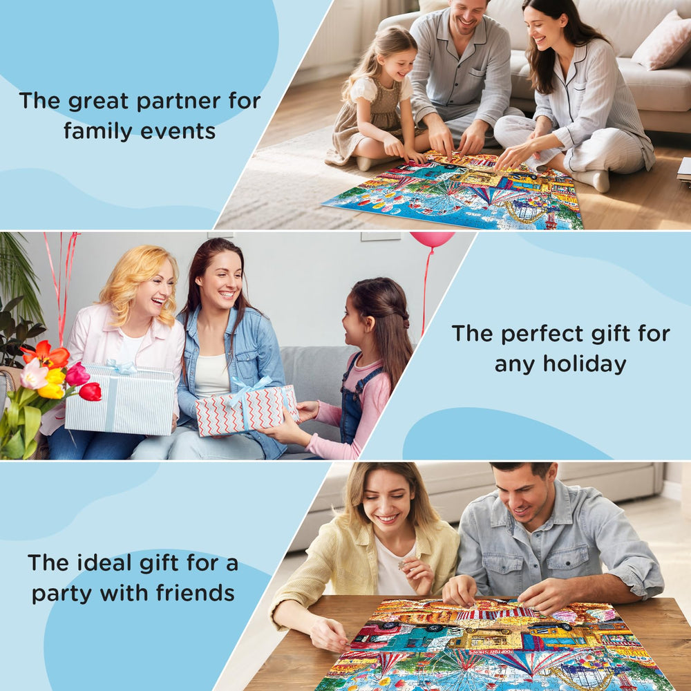 XAPAEG puzzle box and poster included for easy organization and display.