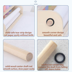 XDONEF pencil cups organizer keeps art tools neatly within easy reach.