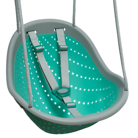 XDP Recreation child swing seat front view shows ergonomic comfort for toddlers.