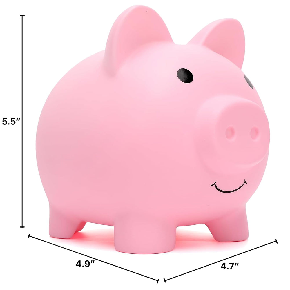 XDRELEC piggy bank pink coin slot highlights easy cash storage