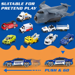 XDUOYJOY airplane toy set fence and accessories create organized play areas